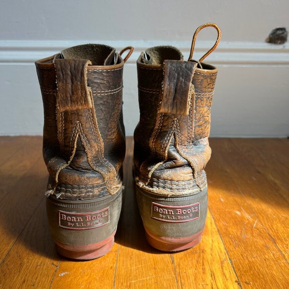 LL Bean Duck Boots, 8" Bison, - Picture 6 of 6